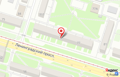 Микрокредитная компания Центрофинанс на Ленинградском проспекте на карте