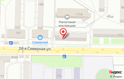Ломбард Омский на 24-ой Северной улице на карте