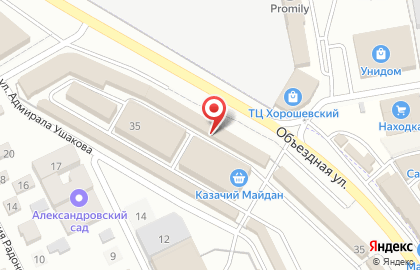 Торговая компания БиС на Объездной улице на карте