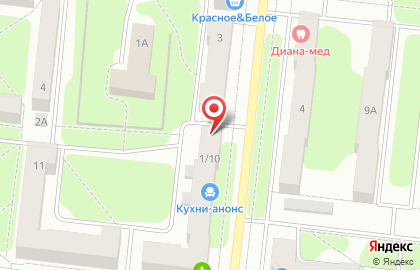 Зоомагазин Кот & Пес на Зои Космодемьянской на карте