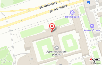 Администрация Кировского района в Кировском районе на карте