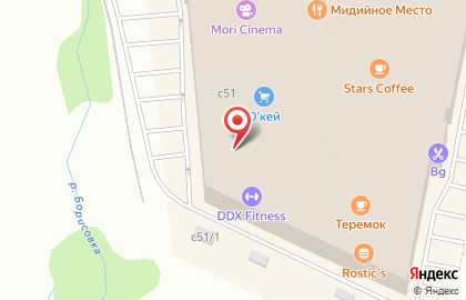Гипермаркет мебели и товаров для дома Hoff на улице Мира в Мытищах на карте