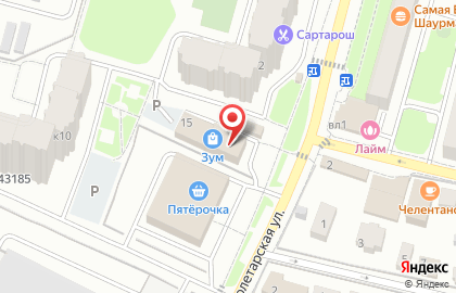 Магазин постельного белья и текстиля на Московской улице на карте