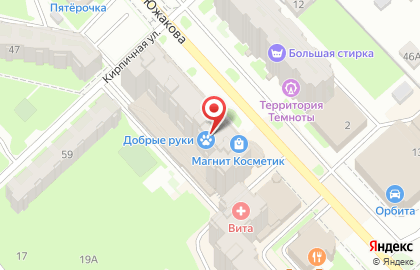 Модуль на улице Южакова на карте