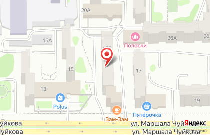 Межрегиональная ассоциация охраны труда на улице Маршала Чуйкова на карте