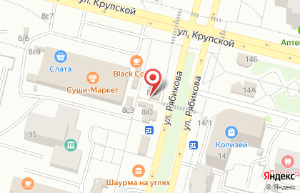Магазин фруктов и овощей в Центральном районе на карте