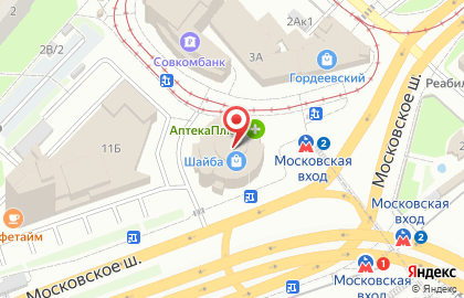 Эдем на Московской на карте