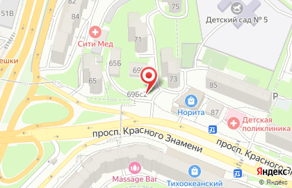 Магазин овощей и фруктов на проспекте Красного Знамени на карте