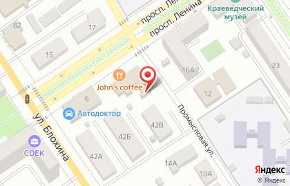 Магазин колбасных изделий на проспекте Ленина на карте
