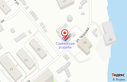 База отдыха Славянская усадьба на карте