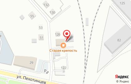 Кафе Старая крепость в Екатеринбурге на карте