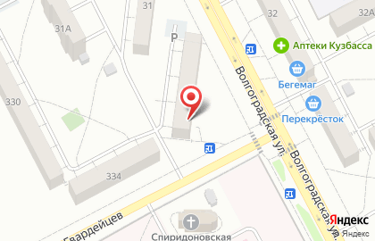 Стоматологический кабинет Диадент на Волгоградской улице на карте