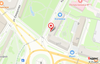 Аптека 003 на улице Яна Фабрициуса на карте