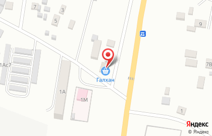 Продуктовый магазин Вега на Трактовой улице на карте