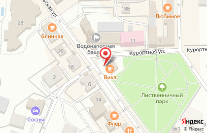 Вика на Октябрьской улице на карте