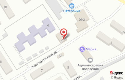 Фирменная сеть магазинов Дороничи. Мясо. Молоко на Комсомольской на карте