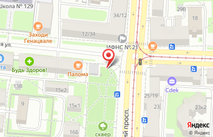 Златоград на Большой Пороховской улице на карте