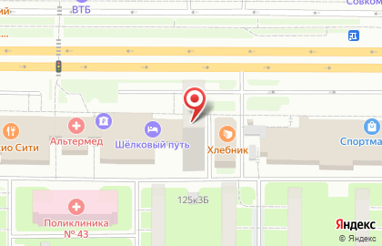 Пекарня-кондитерская Пуд хлеба на Ленинском проспекте на карте