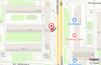 Томский региональный общественный фонд Детвора на Комсомольском проспекте на карте