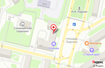 Клюква в Перми на карте