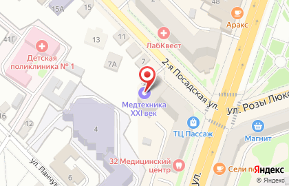 Медтехника XXI век на карте