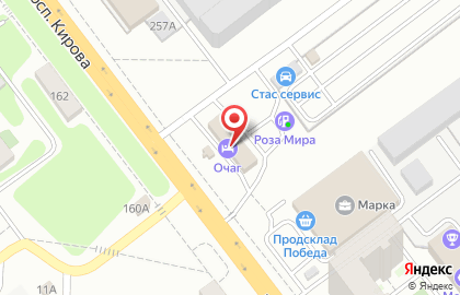 Автомойка самообслуживания Мой Сам на проспекте Кирова на карте