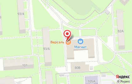 Кафе Версаль в Мотовилихинском районе на карте