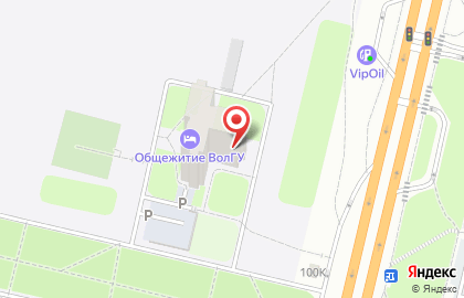 Общежитие, ВолГУ на карте