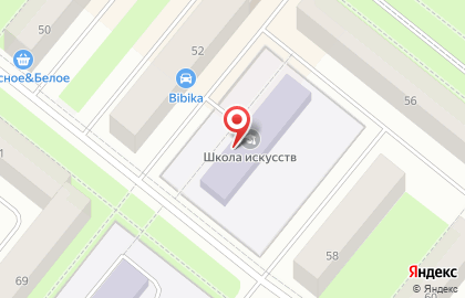 Детская школа искусств на улице Дзержинского на карте
