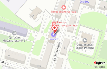 Агентство недвижимости АэНБИ на улице Захватаева на карте