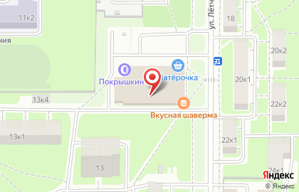 СТО ПокрышкинЪ на улице Лётчика Пилютова на карте