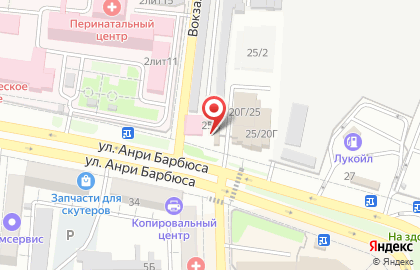Продовольственный магазин Сказка на улице Анри Барбюса на карте
