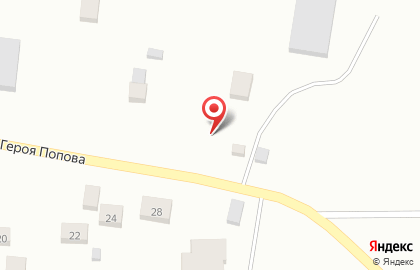 Продуктовый магазин Майя на улице Героя Попова на карте