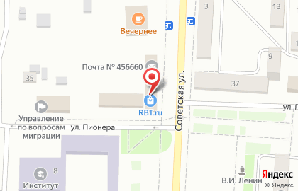 Агентство недвижимости Принципал на Советской улице на карте