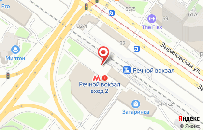 Киоск фастфудной продукции на Зыряновской улице на карте