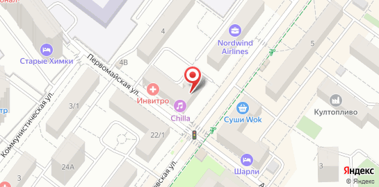 Студия маникюра Лак Chérie на Московской улице на карте
