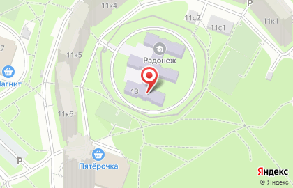 Детский интеллектуально-творческий центр Листень на карте
