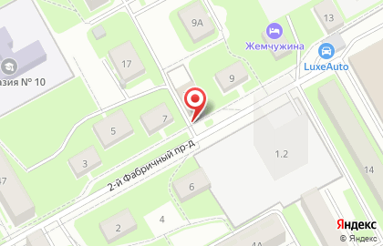 Продовольственный магазин Позитив в Пушкино на карте