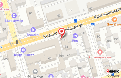 Банкомат Банк Уралсиб на Красноармейской улице на карте