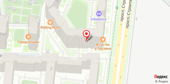 Студия массажа Xsize в Кудрово на карте