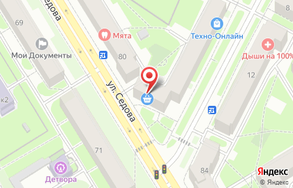 Магазин Семишагофф в Санкт-Петербурге на карте