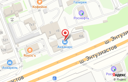 Aquacars на шоссе Энтузиастов на карте