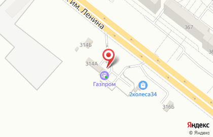 Автомойка на проспекте Ленина, 314а на карте