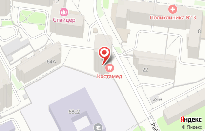 Салон красоты SOVA в Свердловском районе на карте