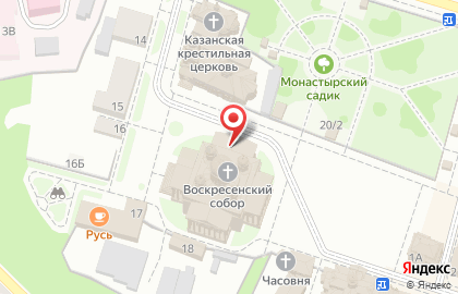 Паломнический центр Нижегородской Епархии Жизнь на Соборной площади на карте