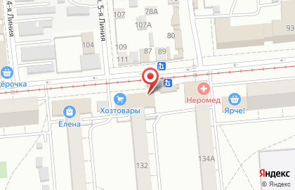 Магазин одежды Распродажа на улице Лермонтова на карте