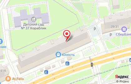 Квартирное бюро на Рижском проспекте на карте