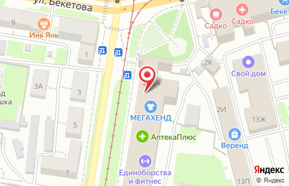 Бухгалтерско-юридическая компания Альтернатива в Нижнем Новгороде на карте