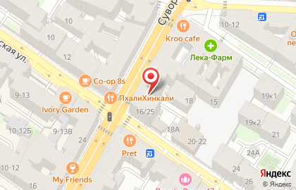Вера на Суворовском проспекте на карте
