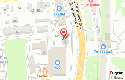 Домашний текстиль на улице Терновского на карте